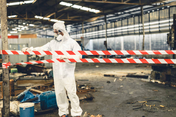 Professional Biohazard technician working in Oakland, CA